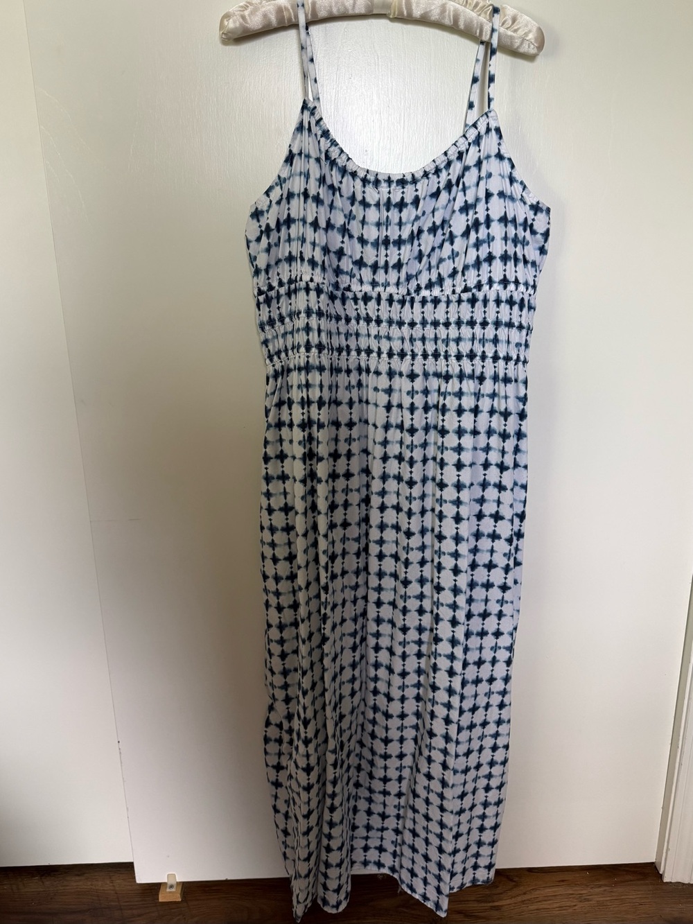 A.N.A. Brand from JCPenney NWT
Blue and White Tie-Dye Maxi Dress